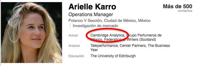 Resultado de imagen para Cambridge Analytica mexico