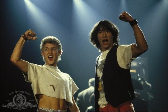 Alex Winter in Bill and Ted's Excellent Adventure: