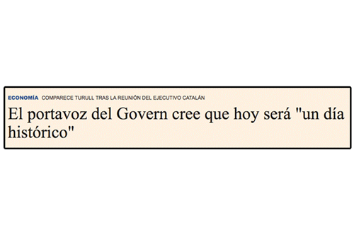 (No se ve, pero todos esos titulares son de días distintos).