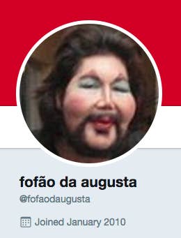 Um perfil fake no Twitter.