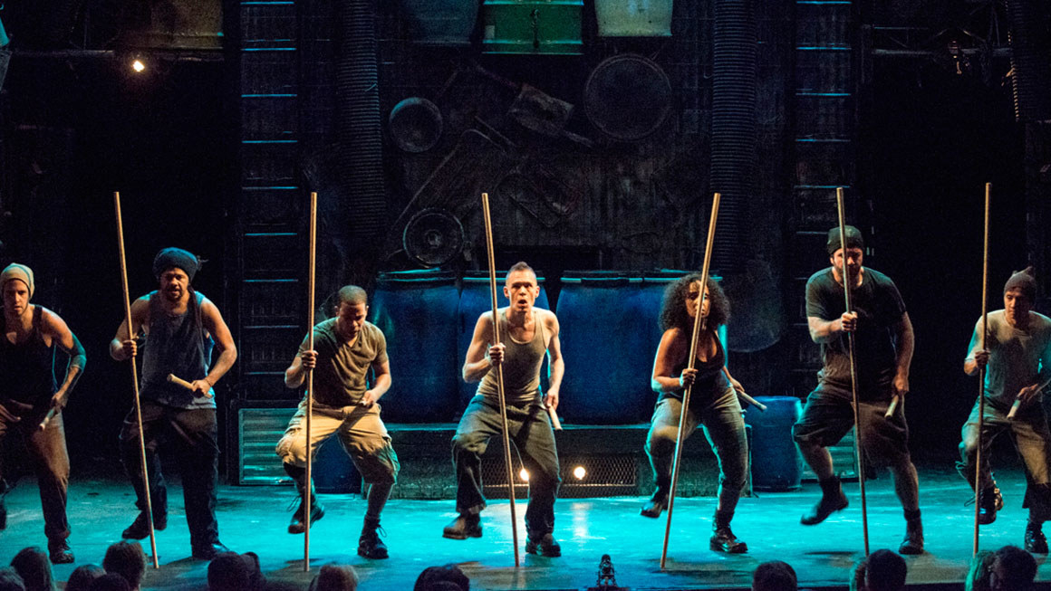 From mops and brooms to shopping carts and plastic bags, STOMP performers use everything they see in sight to create the rhythm of music in this 90-minute of nonstop, high-energy show. STOMP is a percussive symphony, coupled with dance and played entirely on unconventional instruments.