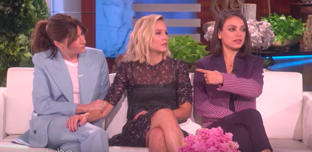 Kristen Bell was a guest on The Ellen DeGeneres Show on Friday, along with her Bad Moms co-stars Mila Kunis and Kathryn Hahn. And when the topic turned to motherhood, KBell had a story to TELL.