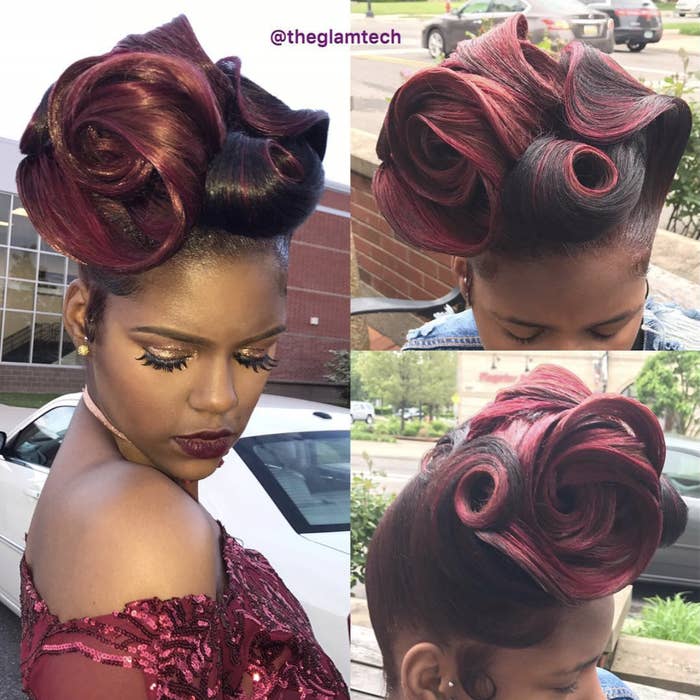 This Hairstylist Thinks Her Stunning Retro Looks Belong In