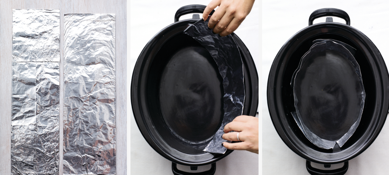 Can you line crock pot with foil new arrivals