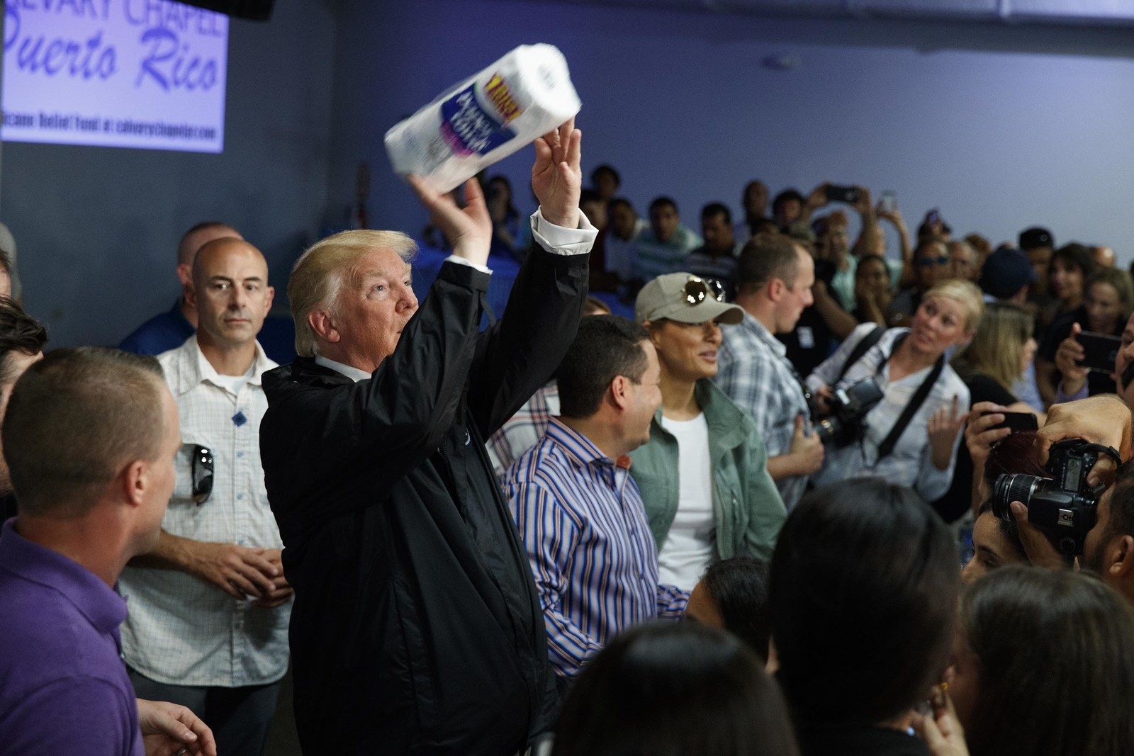 Here Are Some Weird Moments From President Trump's Puerto Rico Visit