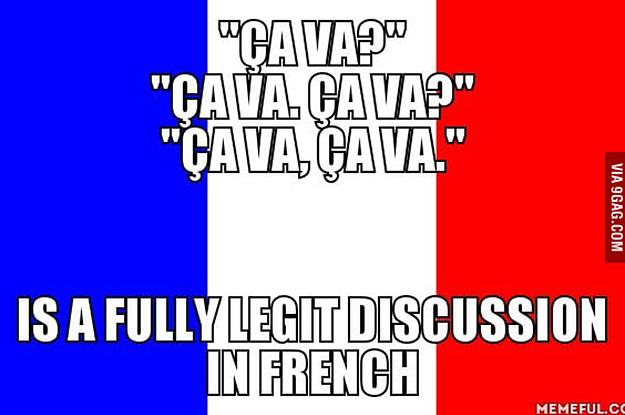 Image result for french memes  to learn french