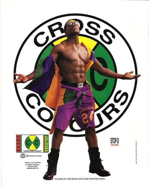 Then: Cross Colours was all about that pop of pigment.