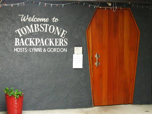Would you think twice about booking a room at Tombstone Backpackers?Again, this hostel is in New Zealand, proving that Kiwis are surely spookier than we give them credit for. Your horror themed stay begins as you pass a grave-filled front yard, and enter through a creaky coffin-shaped door. Don’t be surprised to be woken by one of the owner’s many black cats either...On a real scary note, earthquakes are not unusual in New Zealand, make sure you know how to prepare for one!