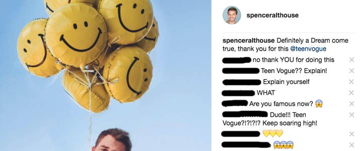 I got a lotttttt of comments, DMs, and texts from people who seriously thought I was going to be in Teen Vogue. To be honest, that felt pretty awesome.