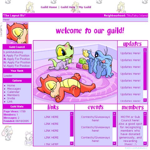 Neopets Shop Layouts