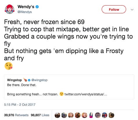 Wendy's store mixtape rapper