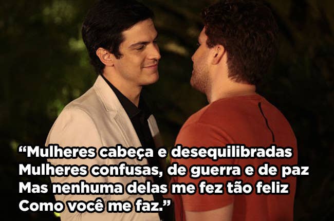 Ele ainda assume, surpreso, que esse "alguém" misterioso é o sol da vida dele, a sua vontade, que não é MENTIRA, é VERDADE, que é tudo o que um dia ele sonhou pra si. Precisa dizer mais?