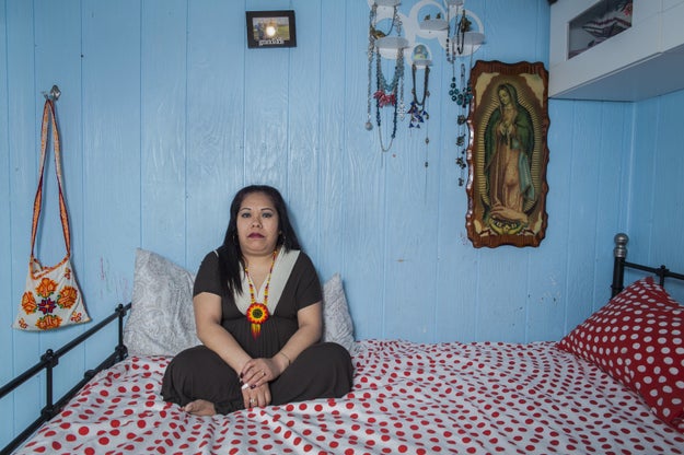 Before becoming a photographer, Cinthya worked as a community organizer with Mexican migrants in New York, so she knew all the women she photographed for the series. "I only had one requirement for the series: they had to be Mexican grandmothers," she explained.