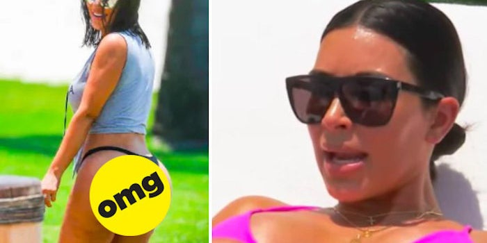 Kim Kardashian Was Really Mad Over ~Those~ Photos Of Her In A Bikini Going  Viral