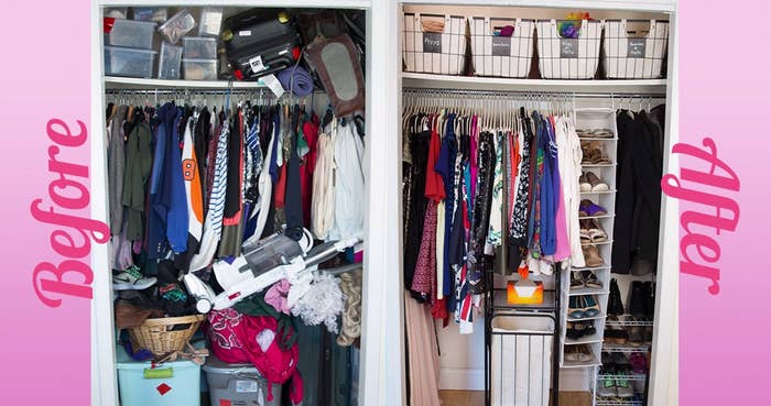 EXTREME Closet Makeover  Before & After Tour 