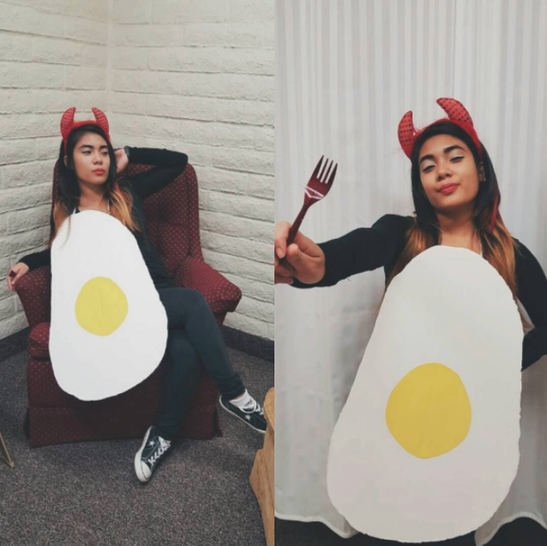 Maybe it was a ~pun costume~, like this Deviled Egg.