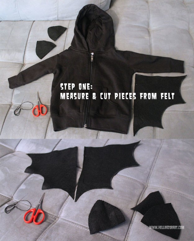 Maybe you added bat wings to a hoodie for something very ~Halloweeny~, but still warm.