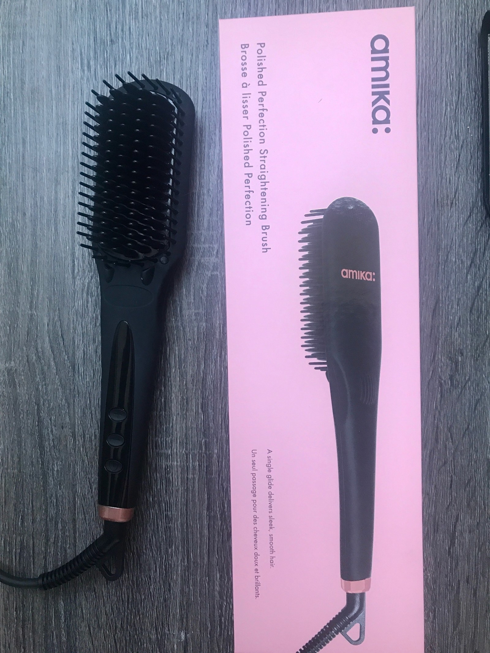 Amika straightening shop brush review