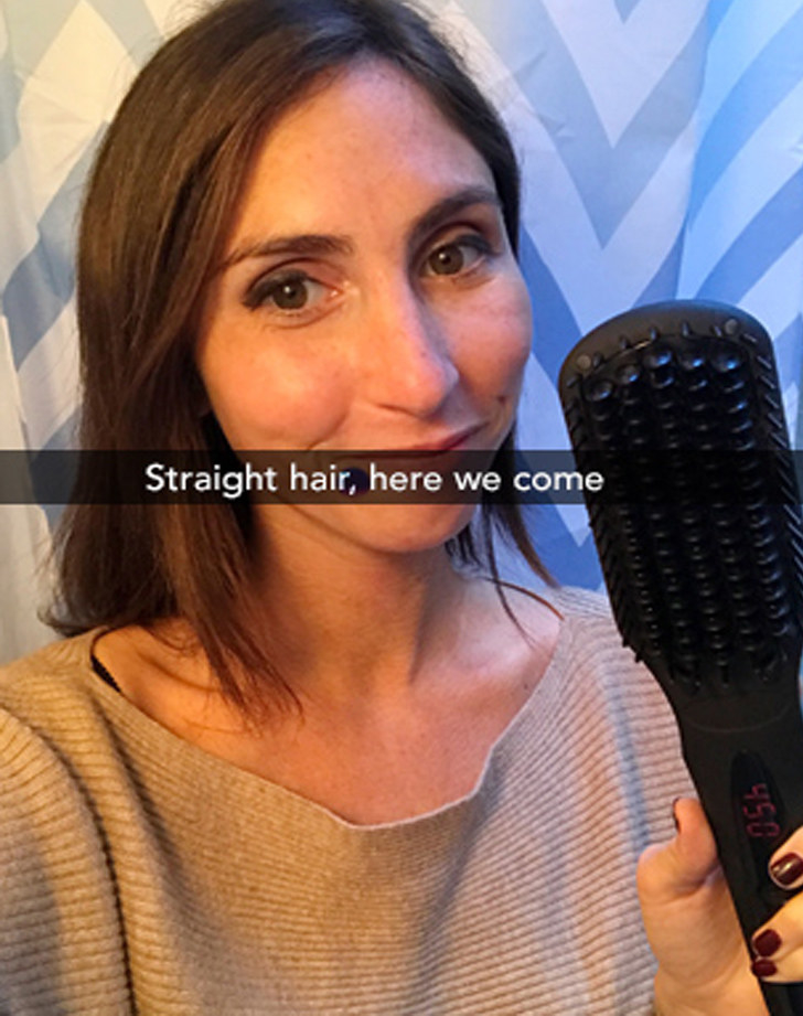 Amika straightening brush outlet wet hair