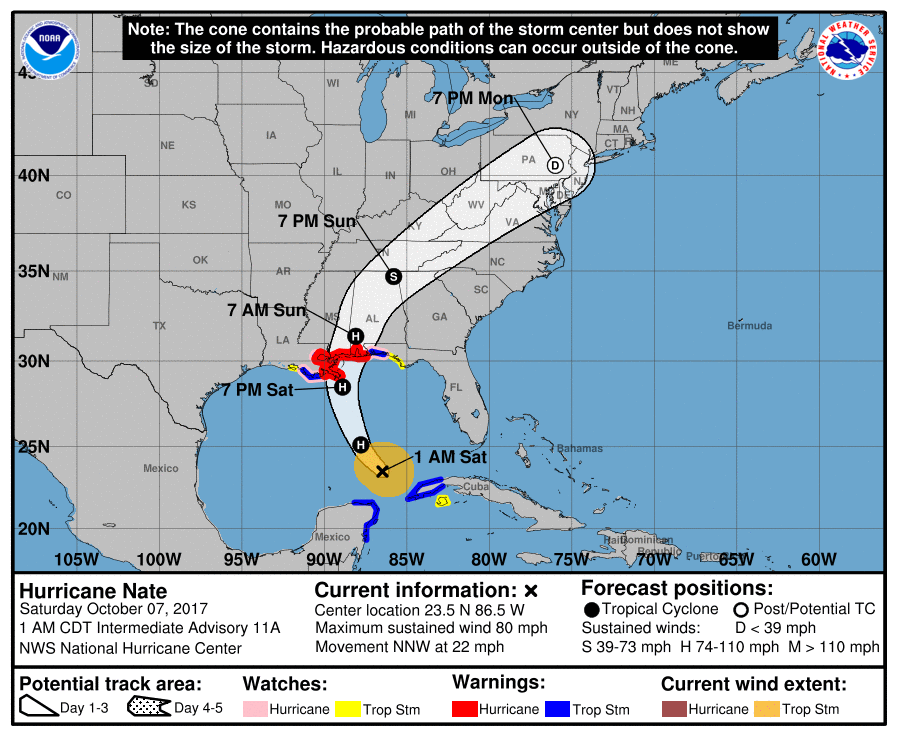 New Orleans Declares State Of Emergency, Evacuations Ordered Ahead Of