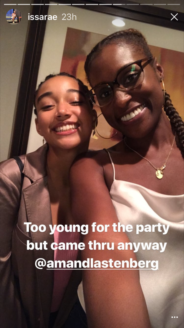 Amandla Stenberg isn't even legal yet and even SHE got an invite.