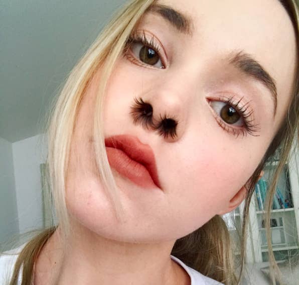 2017 Beauty Trends Have Officially Peaked With Fake Nose Hair