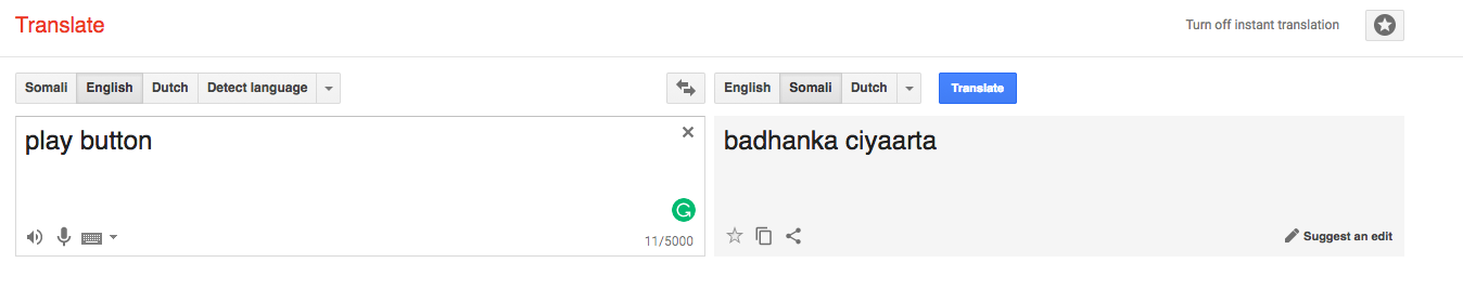google translate thinks ooga booga