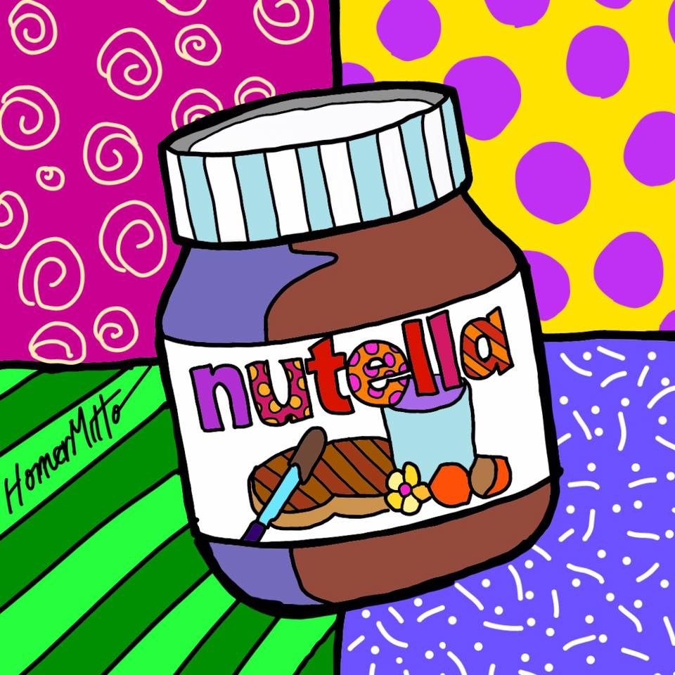 Как нарисовать nutella