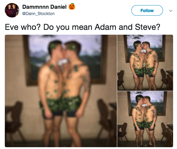 Not Adam and Eve, ADAM AND STEVE: