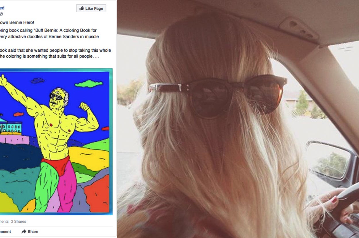 The Woman Who Drew That Buff Bernie Coloring Book Didn't Know Russia ...