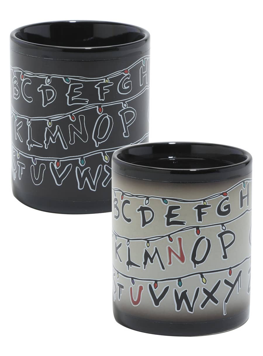 Stranger Things Mug, Stranger Things Alphabet Wall, Stranger Things Lights,  Stranger Things Cup, Funny Coffee - Tea Mug