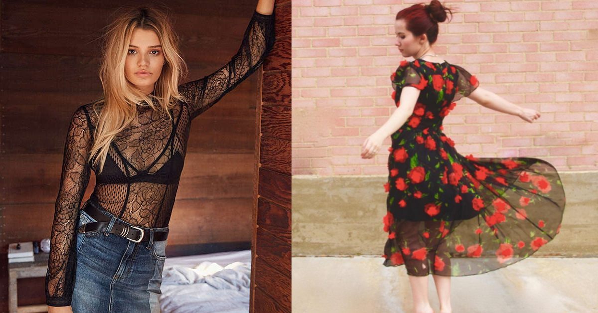 31 Pieces Of See-Through Clothing For Daring Dressers