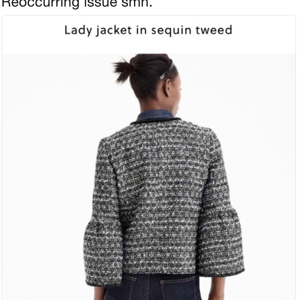 J crew 2024 black girl hair