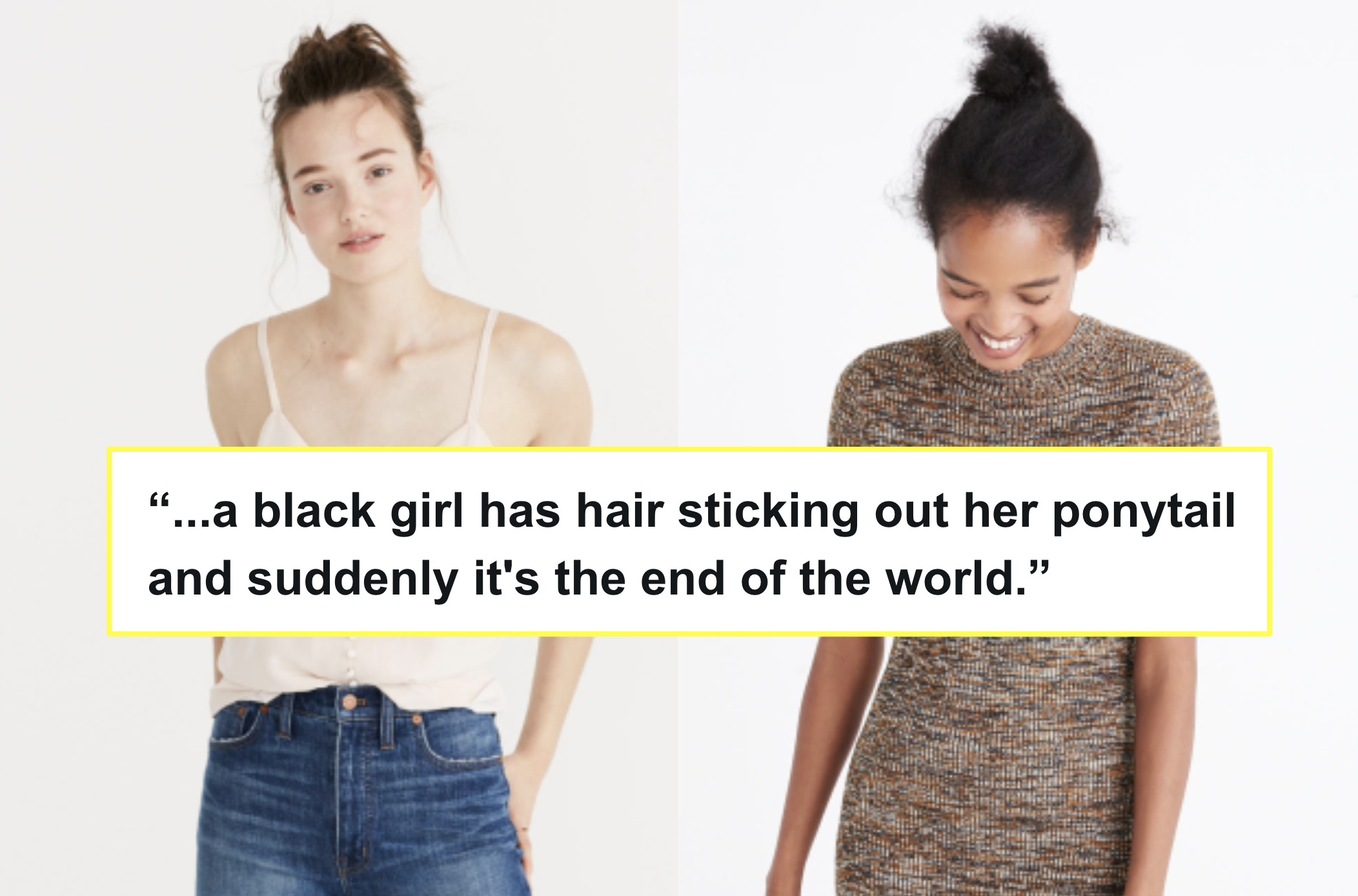 J. Crew Just Apologized For A Black Model's Seriously Controversial  Hairstyle