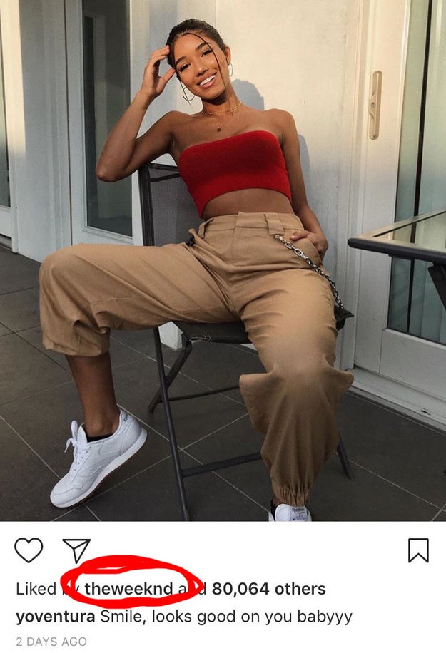 Also worth noting: The Weeknd and Yovanna now follow each other on Instagram, and The Weeknd liked her post from two days ago.