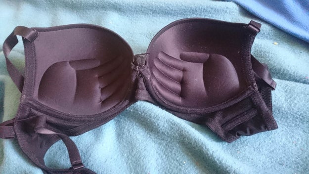 This bra with little hands in it to cup the breasts.