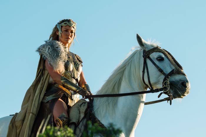 The Costumes of Wonder Woman for Gal Gadot and cast were designed by Lindy Hemming