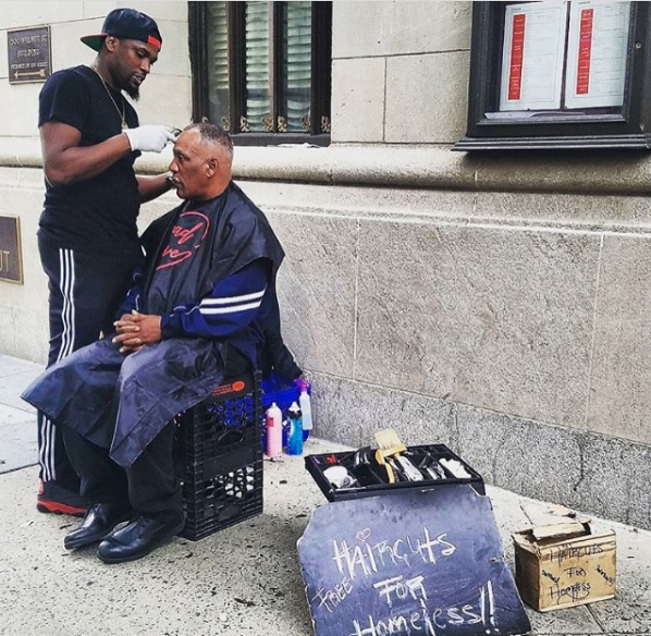 Earlier this April, he was cutting hair when a man whom he'd never met named Sean Johnson saw him and asked what his plan was for the winter. "I didn't have an answer," Jones told BuzzFeed. "My plan was to go work in a random barbershop and put HC4H (Haircuts For Homeless) on hold."