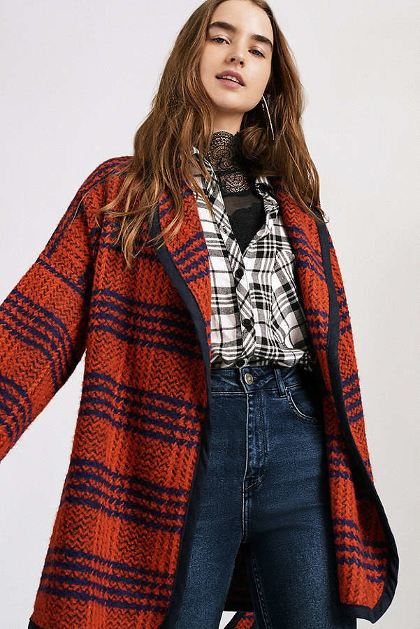 Country road check coat outlet