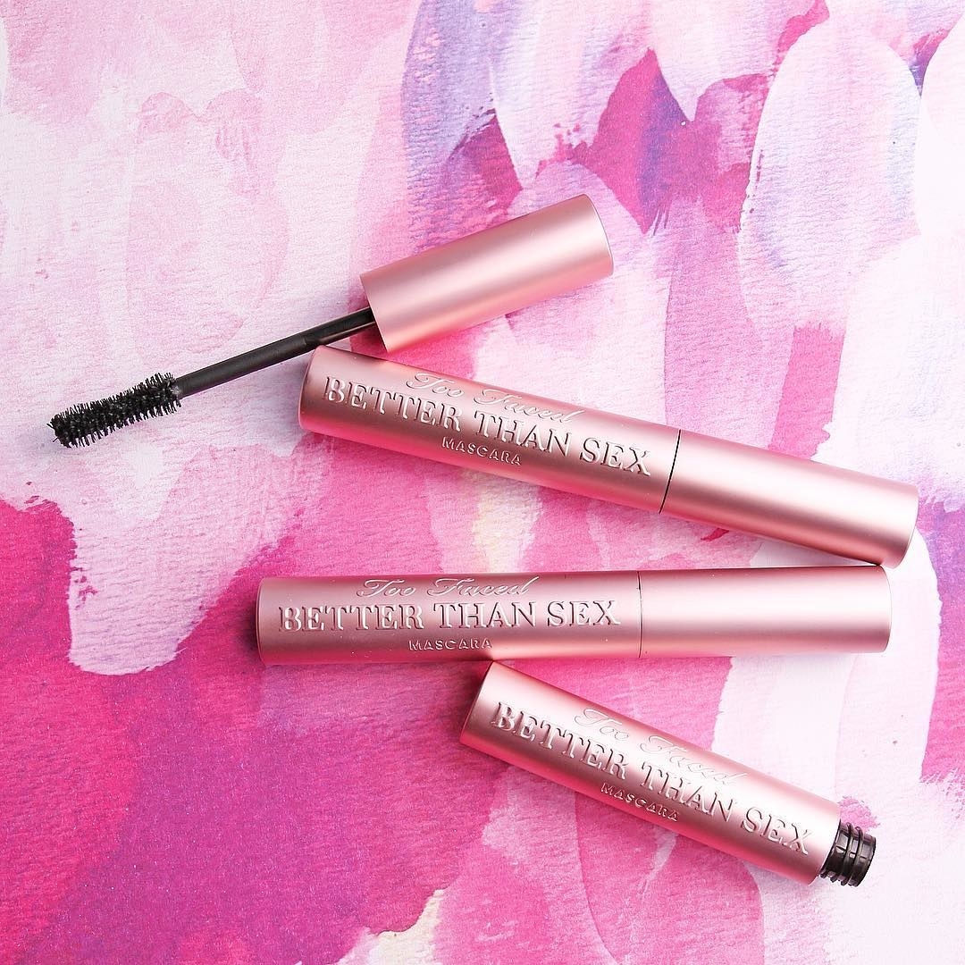 Too Faced Better Than Sex Mascara. is basically every makeup lover's f...