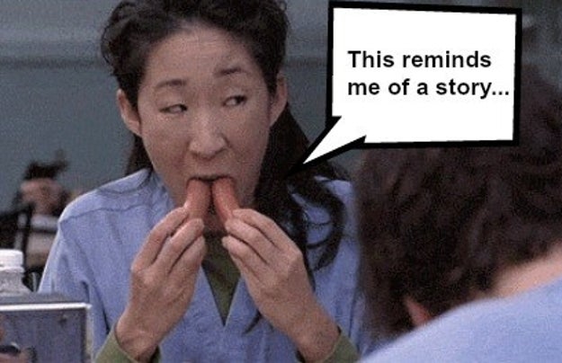 Did someone loudly boast about their sexual prowess within earshot of the children’s table?