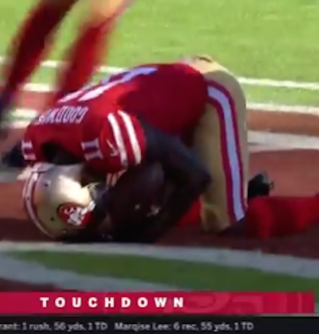 49ers' Goodwin delivers play of the year despite tragedy