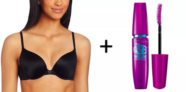 Stick your mascara in your bra while you're doing the rest of your makeup to warm it and get a smooth, even coat.