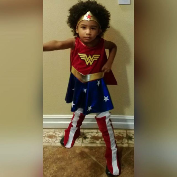 "'You gotta wear your hair exactly the way it is,'" is what she tells Genesis. "'You can be Wonder Woman, but you gotta be Wonder Woman with your hair. You can be Elsa, but you gotta be Elsa with your hair.'"