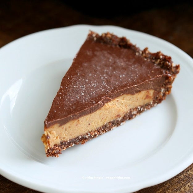 Salted Date Caramel Chocolate Pie