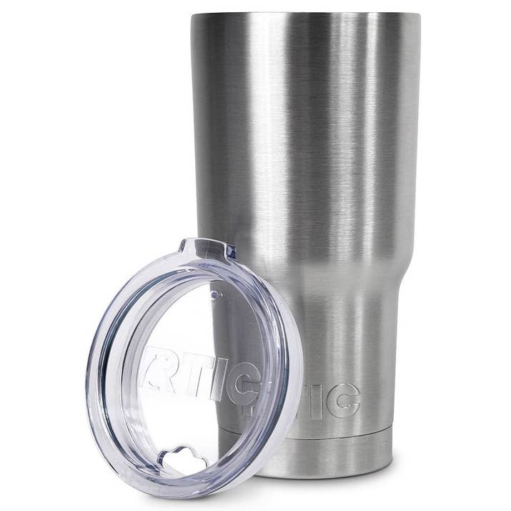 This stainless steel RTIC one is beloved by Amazon reviewers and can apparently withstand a tumble (heh) from a moving golf cart. (Not that that's something men would care about!!!) Get it on Amazon for $14.50, and grab a pack of four extra straws for $6.88.