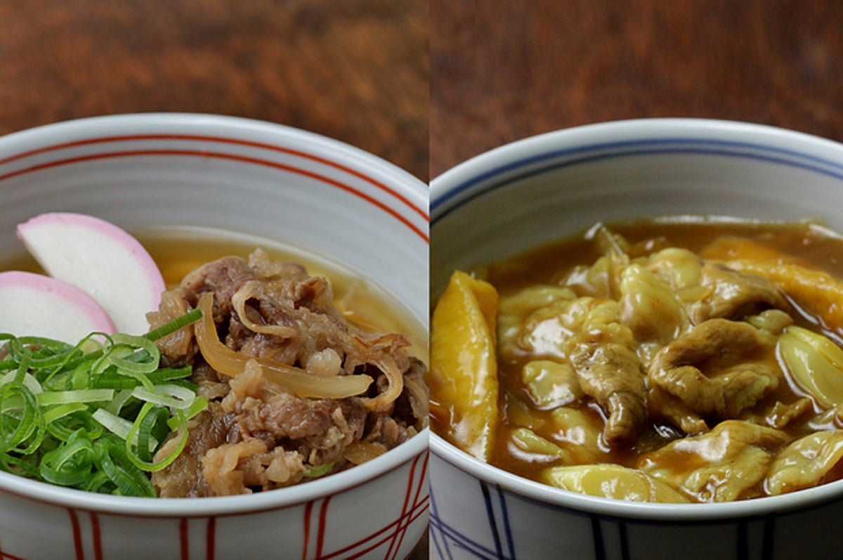 寒い日はコレ 2種のあったかうどん