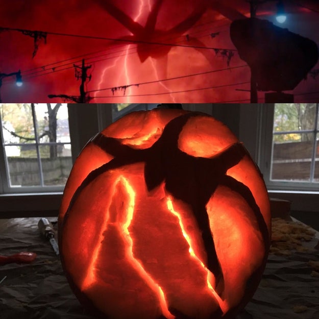 This pumpkin that we wouldn't be able to run away from fast enough: