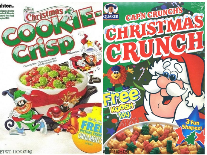 Cap&#x27;n Crunch&#x27;s Christmas Crunch and Cookie Crisp