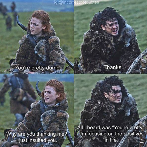 Funniest Game Of Thrones Quotes These "Game Of Thrones" Photos Paired With Incorrect Quotes Are Fucking  Hilarious